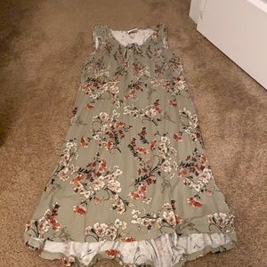 Green Floral Sundress